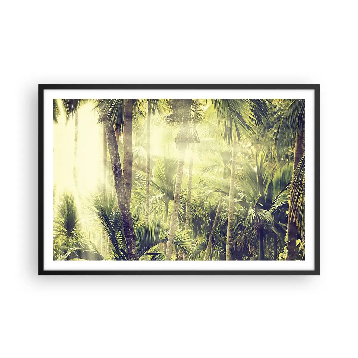 Affisch i svart ram - I gröna glöden - 91x61 cm