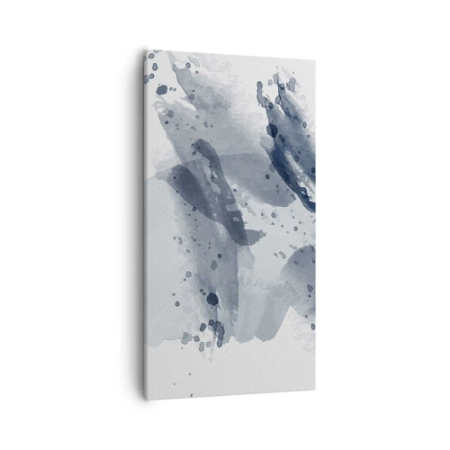 Canvastavla - Bild på duk - Studie om vattnets natur - 55x100 cm