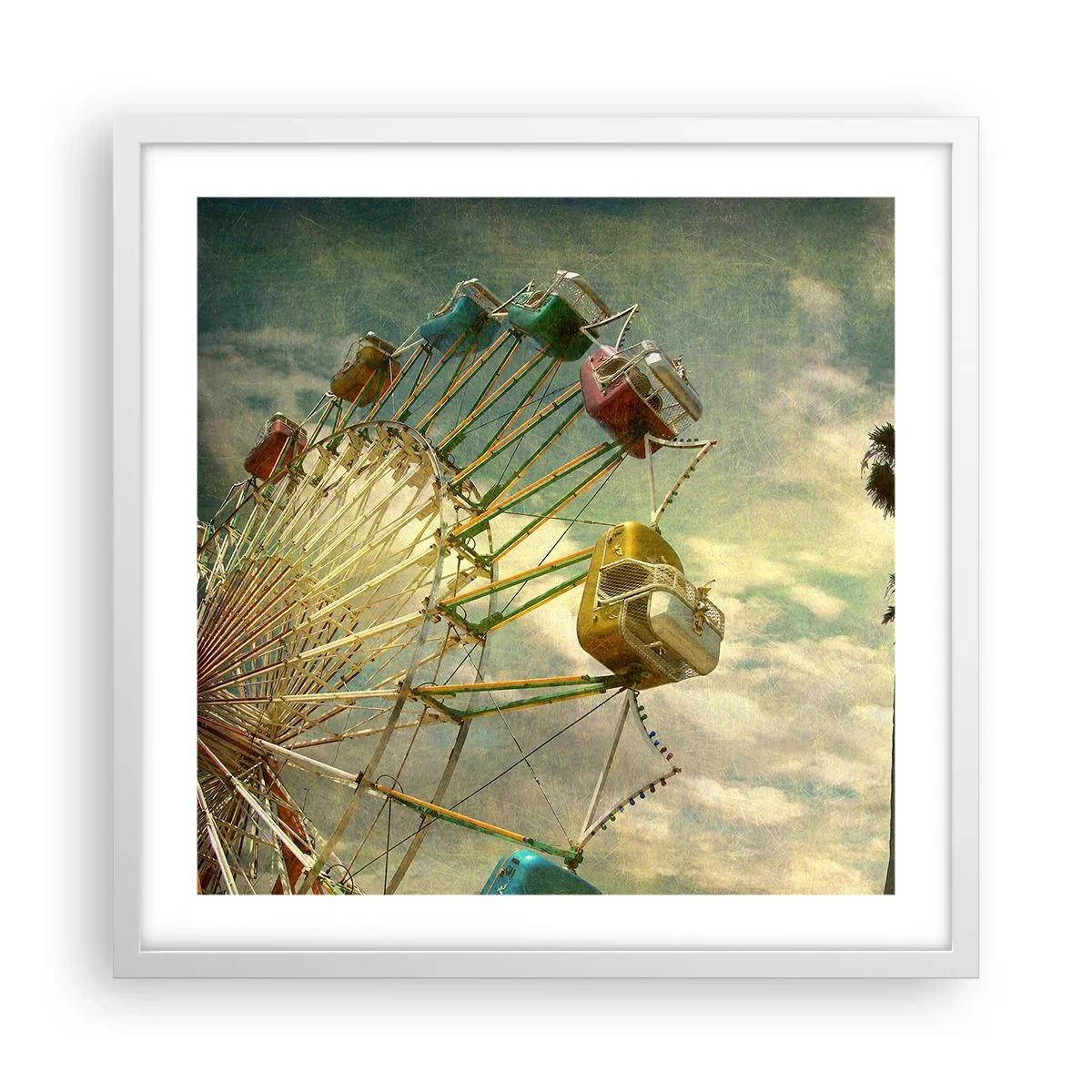 Affisch i vit ram - Kommer att bli, kommer att bli kul.... - 50x50 cm