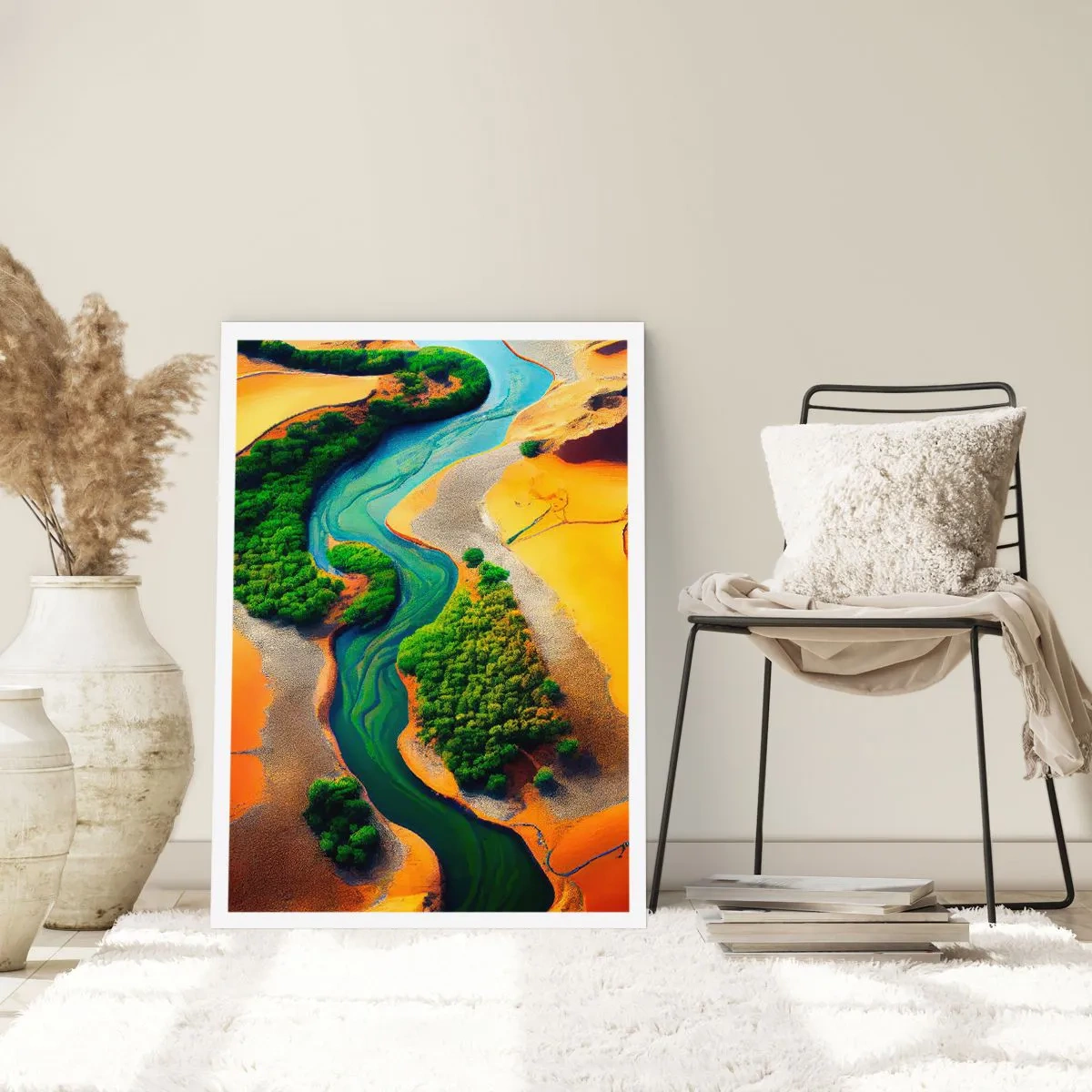 Affisch - Livgivande flod - 61x91 cm
