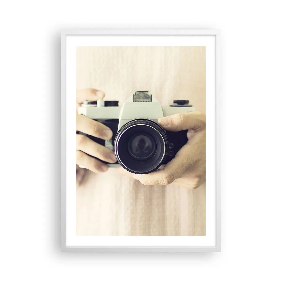 Affisch i vit ram - För att veta mer... - 50x70 cm