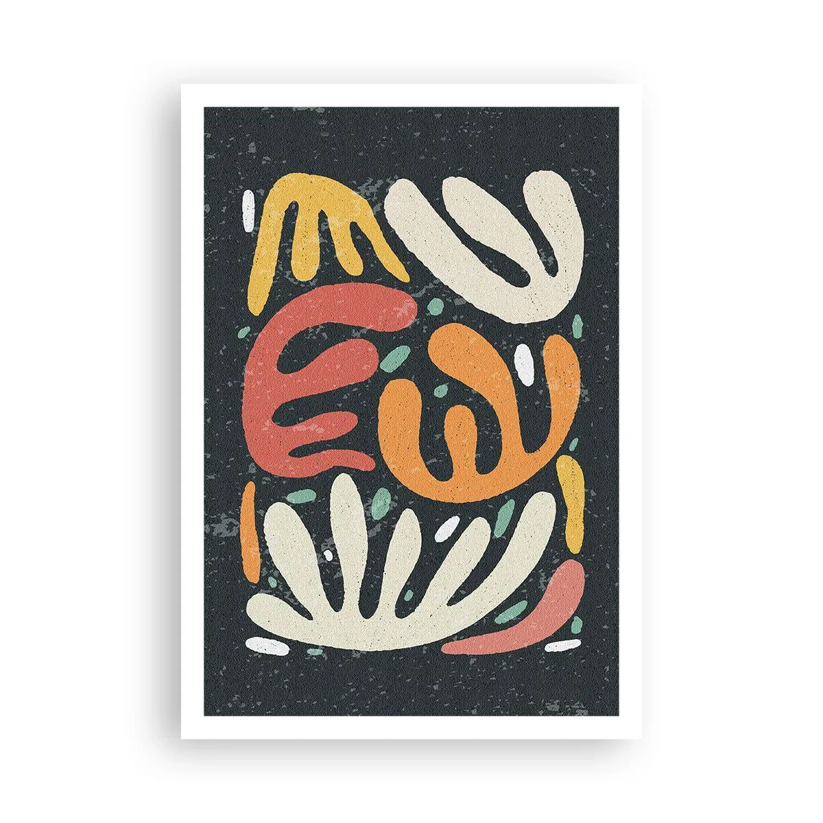 Affisch - Komposition - Jag tar snart tag i dig  - 70x100 cm