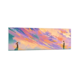 Glastavla - Bild på glas - Dragkraft - 160x50 cm