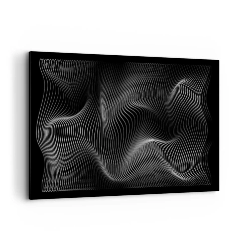 Canvastavla - Bild på duk - Ljusets dans i rymden - 120x80 cm