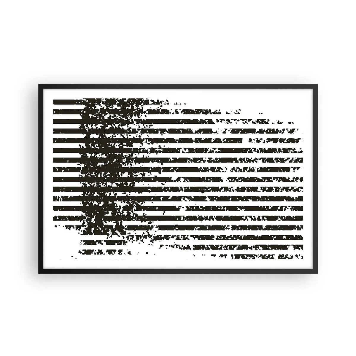 Affisch i svart ram - Rytm och brus - 91x61 cm