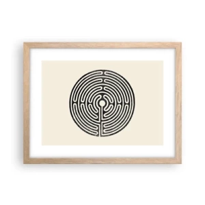 Affisch i ram av ljusek - Mystisk ordning - 40x30 cm