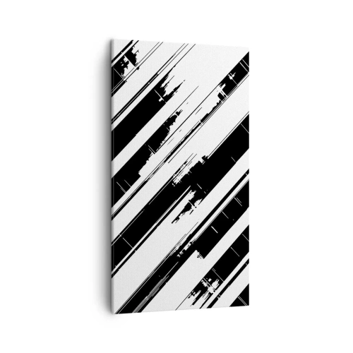 Canvastavla - Bild på duk - Intensiv och dynamisk komposition - 45x80 cm