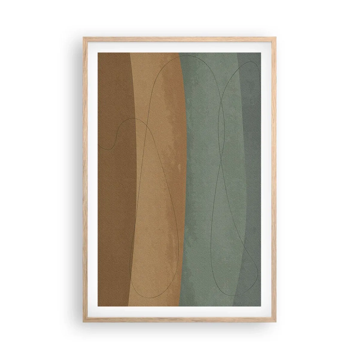 Affisch i ram av ljusek - Horisontell komposition - 61x91 cm