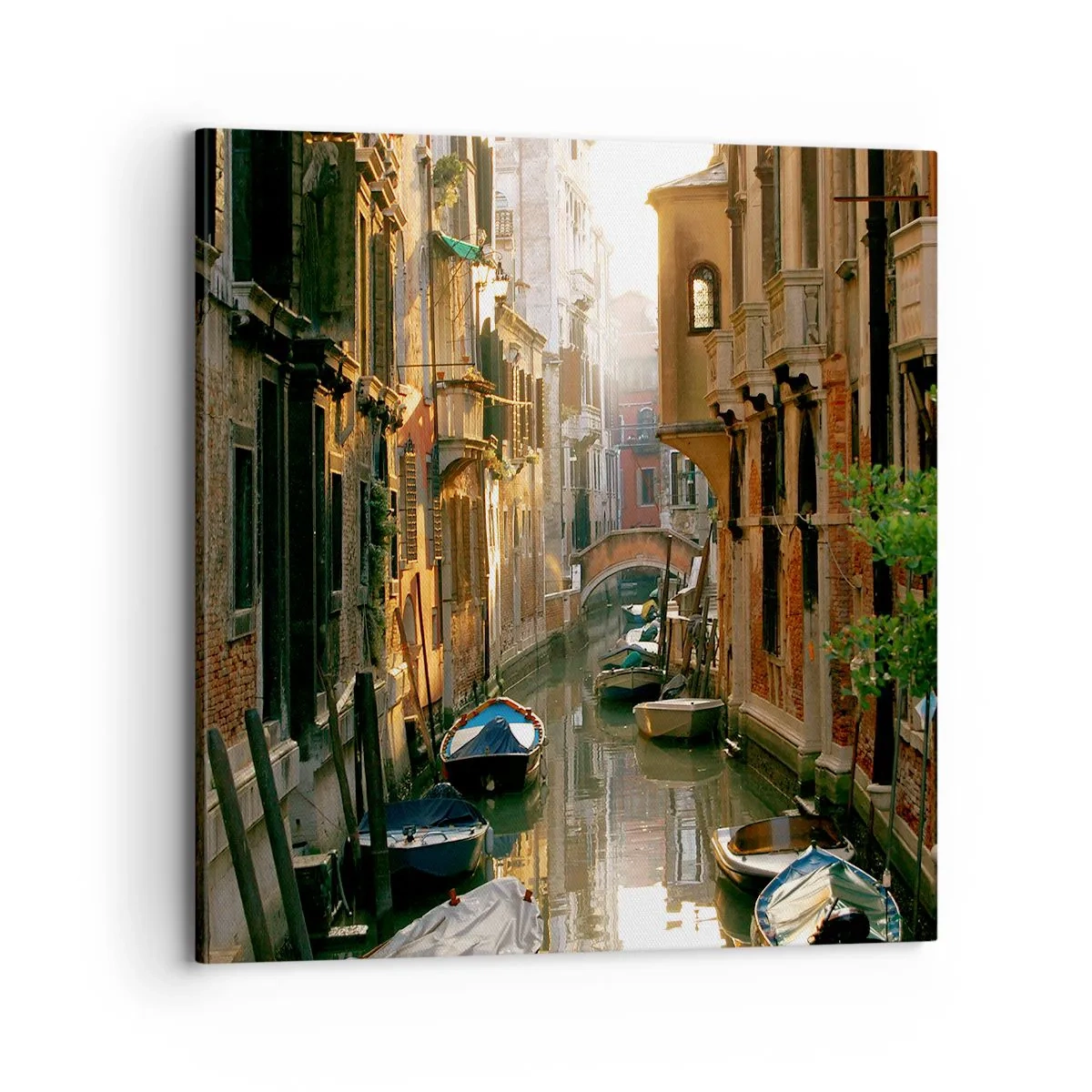 Canvastavla - Bild på duk - På en gränd i Venedig - 70x70 cm