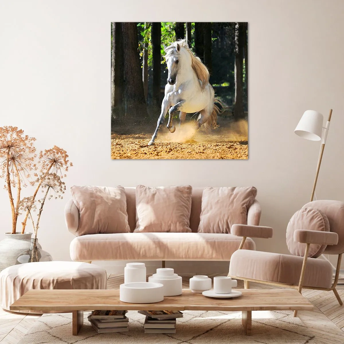 Canvastavla - Bild på duk - Som från en fantasybok - 60x60 cm