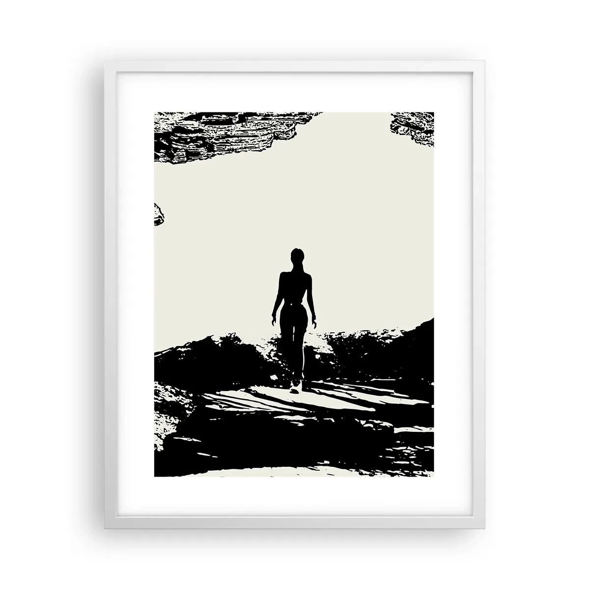 Affisch i vit ram - En ny blick - 40x50 cm