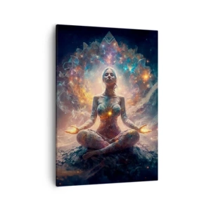 Canvastavla - Bild på duk - Flöde av god energi - 50x70 cm