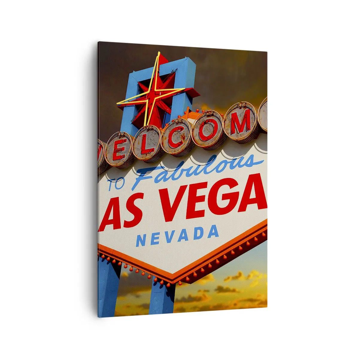 Canvastavla - Bild på duk - Hjälpa lyckan - 70x100 cm