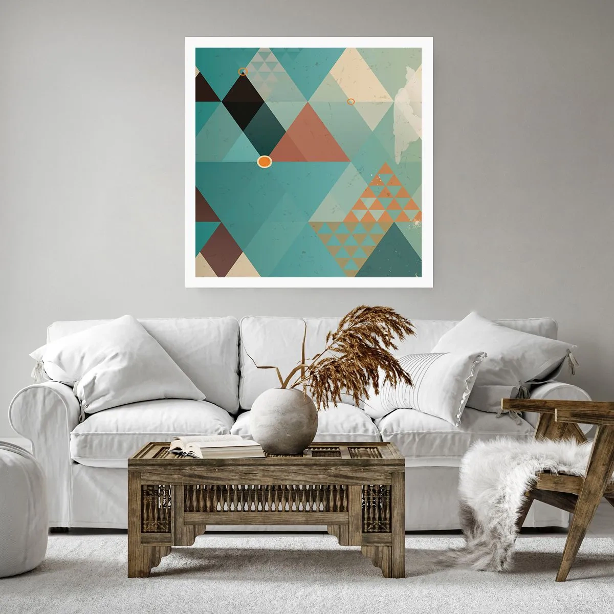 Affisch - Mångfaldens enighet, enighetens mångfald - 50x50 cm