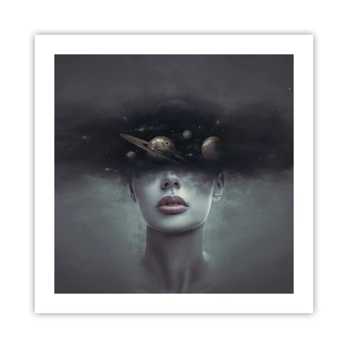 Affisch - Och planeterna blir galna... - 50x50 cm