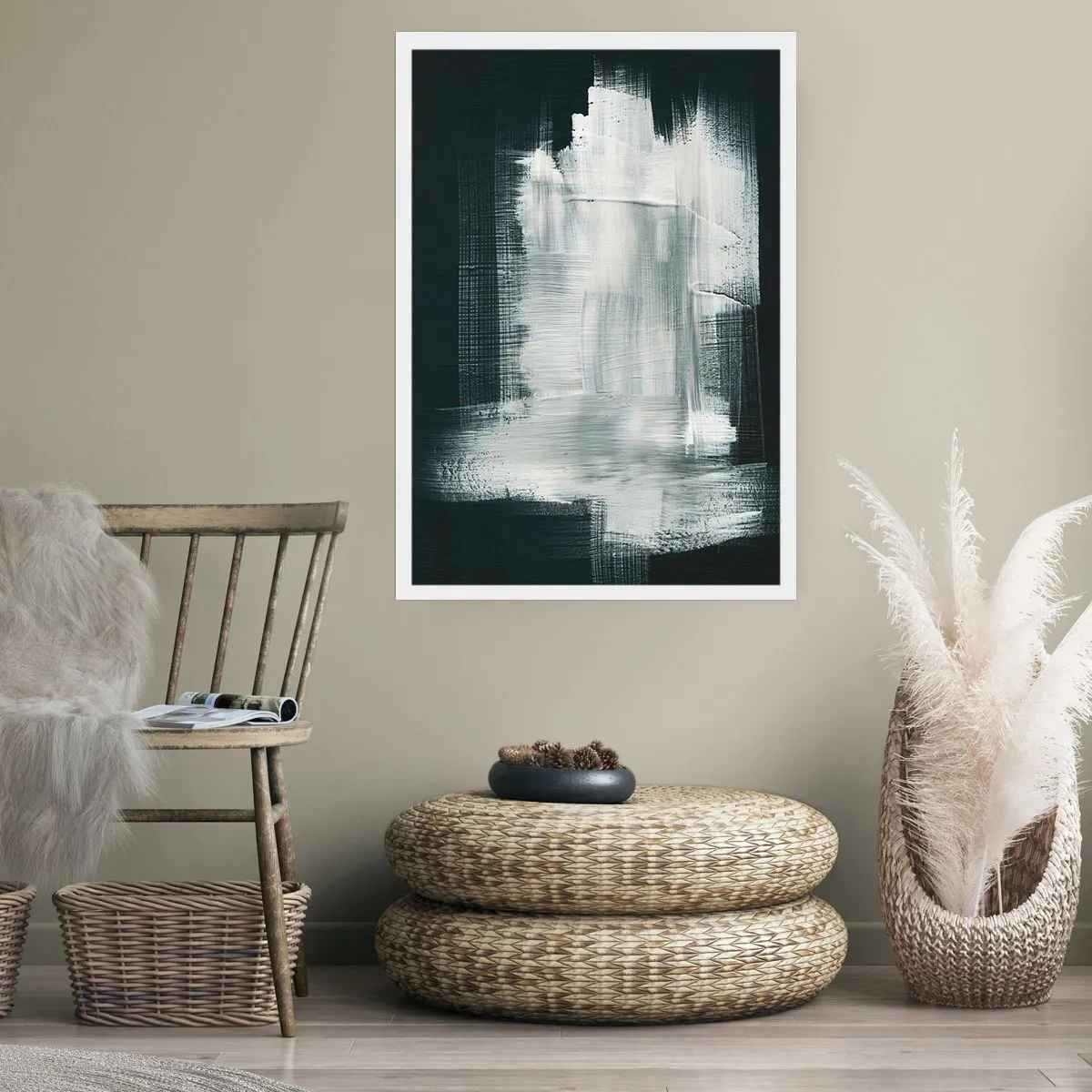 Affisch - Vävd av det vertikala och horisontella - 61x91 cm