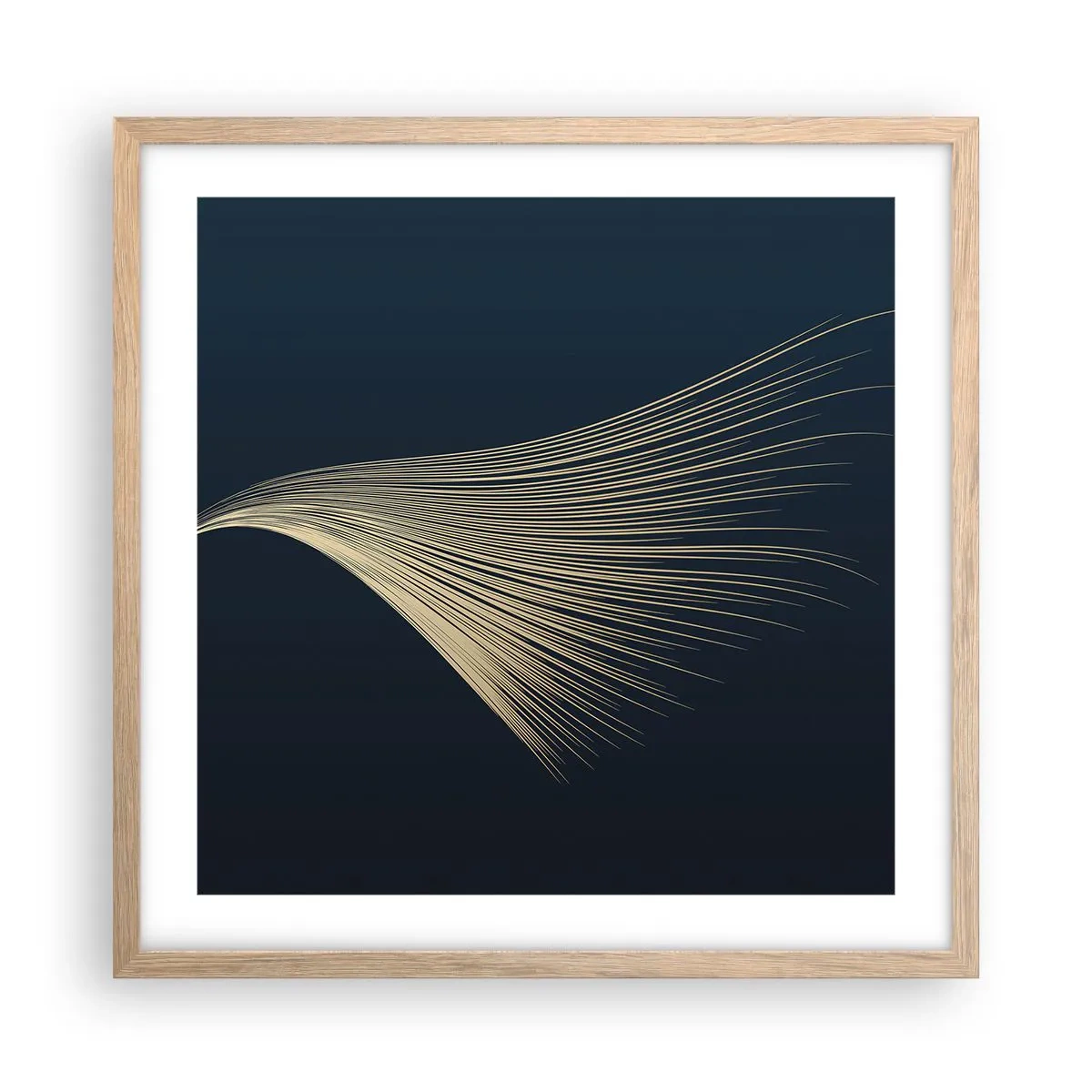 Affisch i ram av ljusek - Som en ängels hårstrå - 50x50 cm