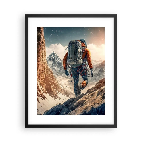 Affisch i svart ram - Ensam krigare - 40x50 cm