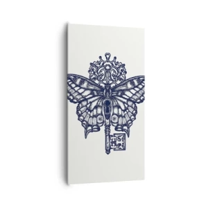 Canvastavla - Bild på duk - Hjärtats alla hemligheter - 65x120 cm