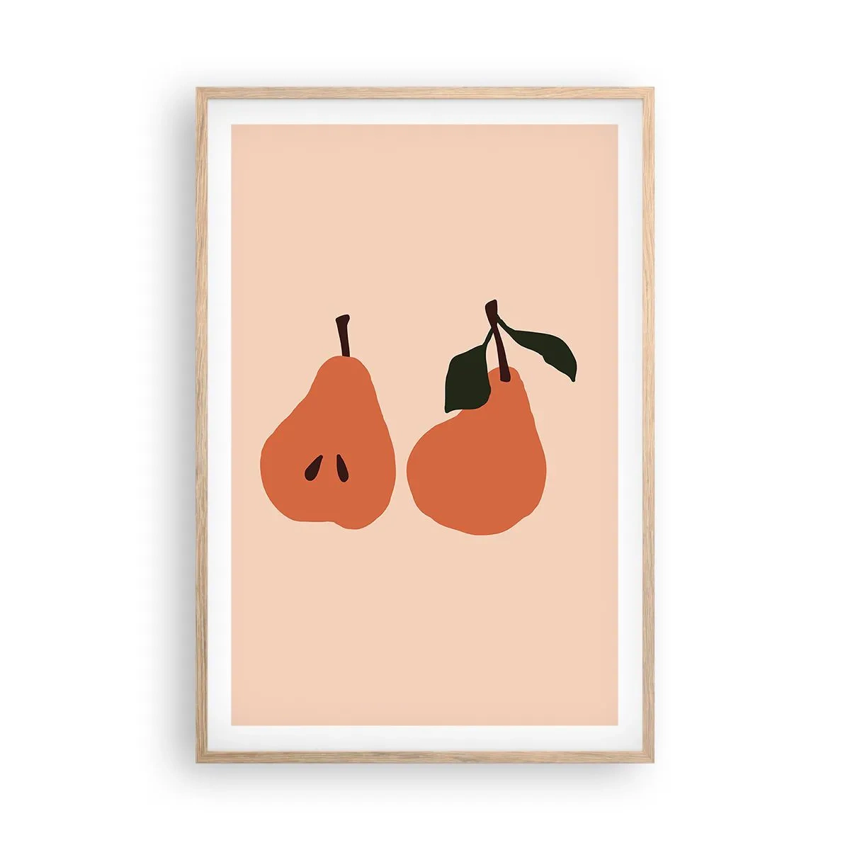 Affisch i ram av ljusek - Bara sötma - 61x91 cm