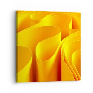 Canvastavla - Bild på duk - Som solens vågor - 30x30 cm