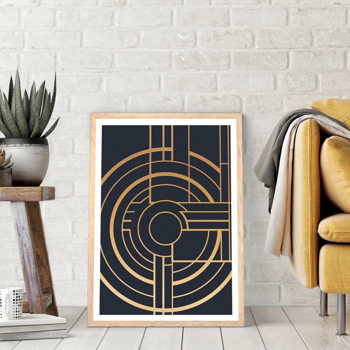 Affisch i ram av ljusek - Sakernas gång - 30x40 cm