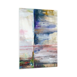 Glastavla - Bild på glas - Färgrika intryck och associationer - 50x70 cm