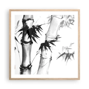 Affisch i ram av ljusek - Inzoomad orient - 60x60 cm