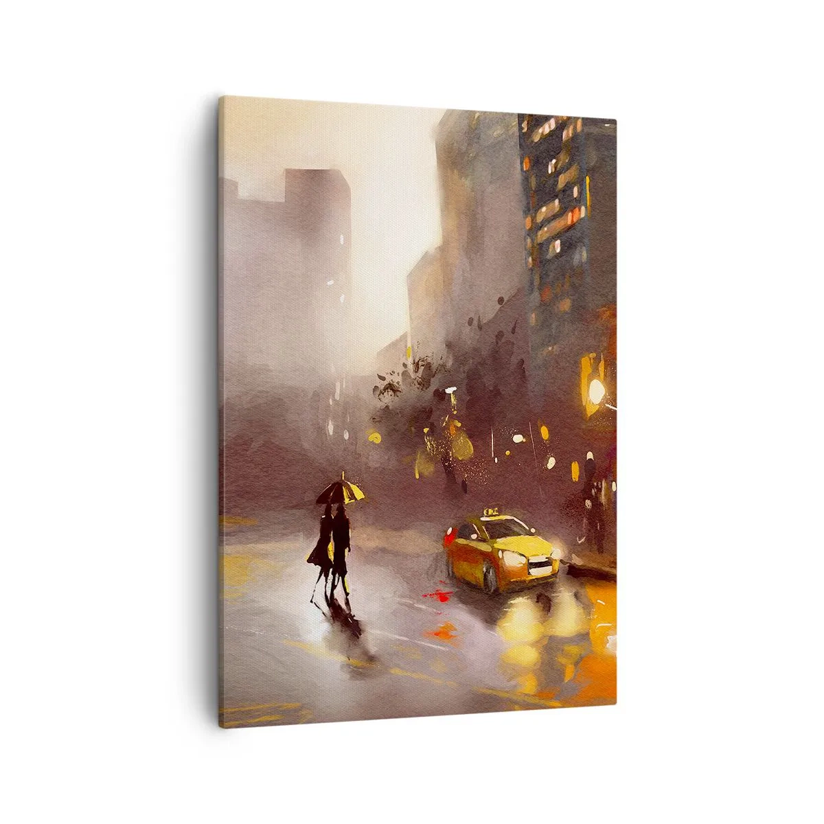Canvastavla - Bild på duk - I New Yorks ljus - 50x70 cm