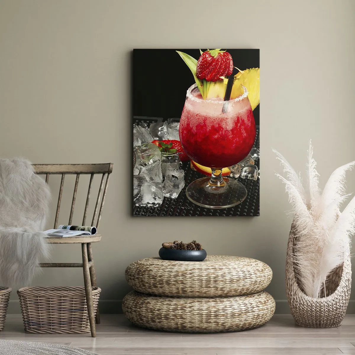 Canvastavla - Bild på duk - Trolla fram smaken - 45x80 cm