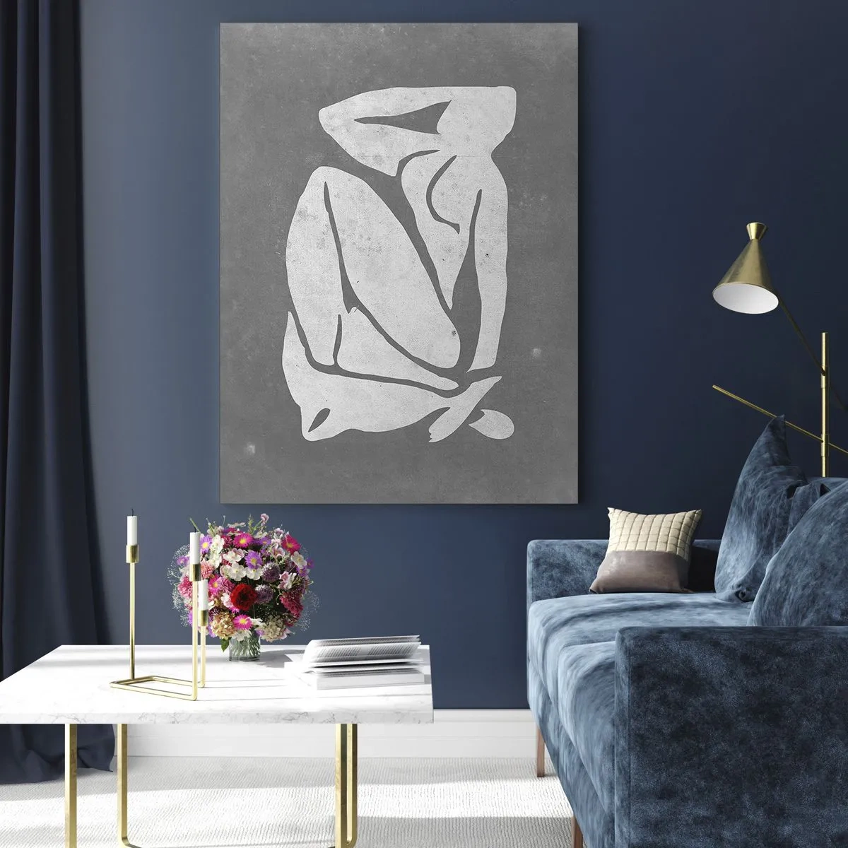 Glastavla - Bild på glas - I drömmarnas värld - 70x100 cm