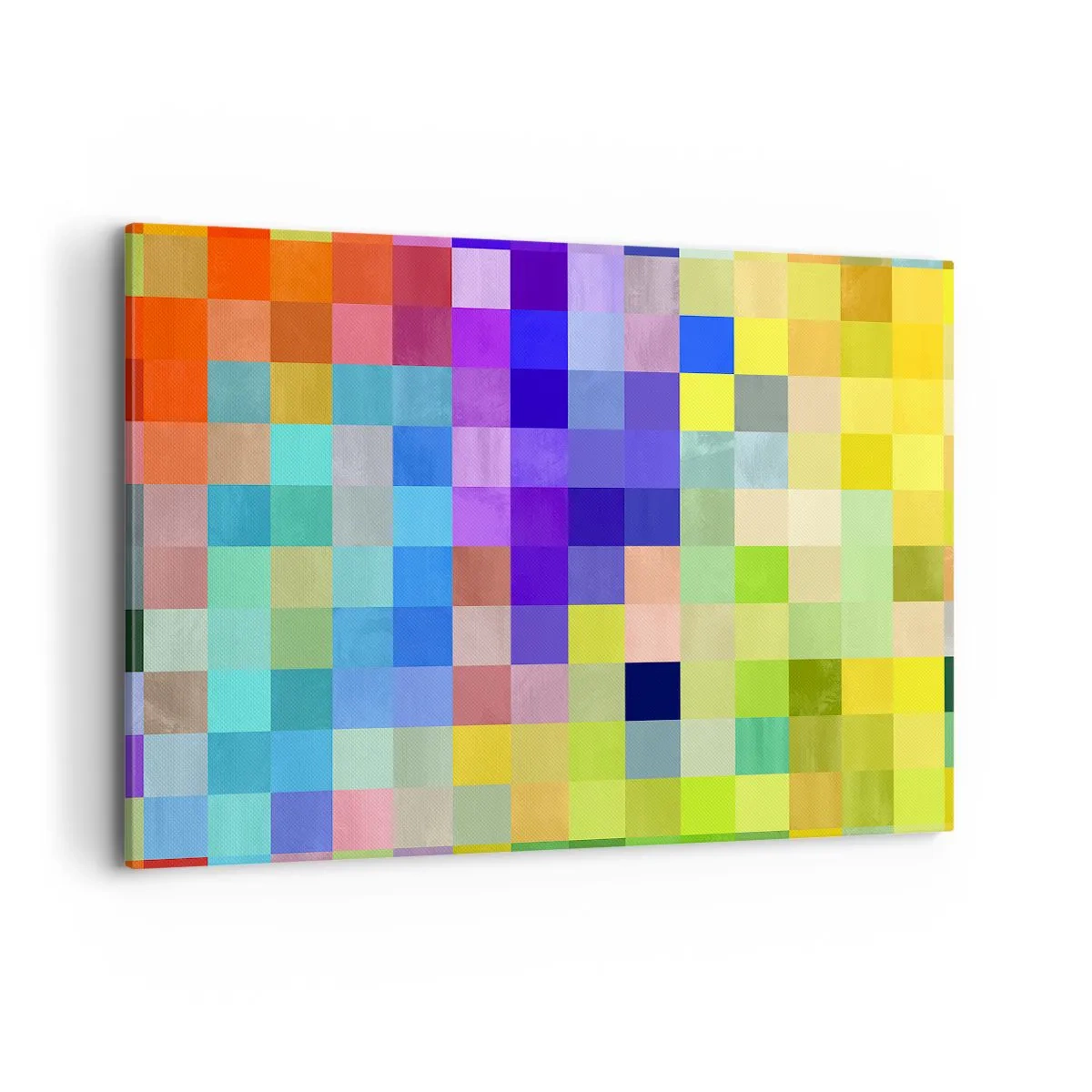 Canvastavla - Bild på duk - Alla olika, alla jämna - 100x70 cm