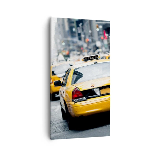 Canvastavla - Bild på duk - Endast i denna stad - 55x100 cm