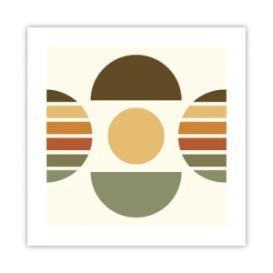 Affisch - I jordens färger - 40x40 cm