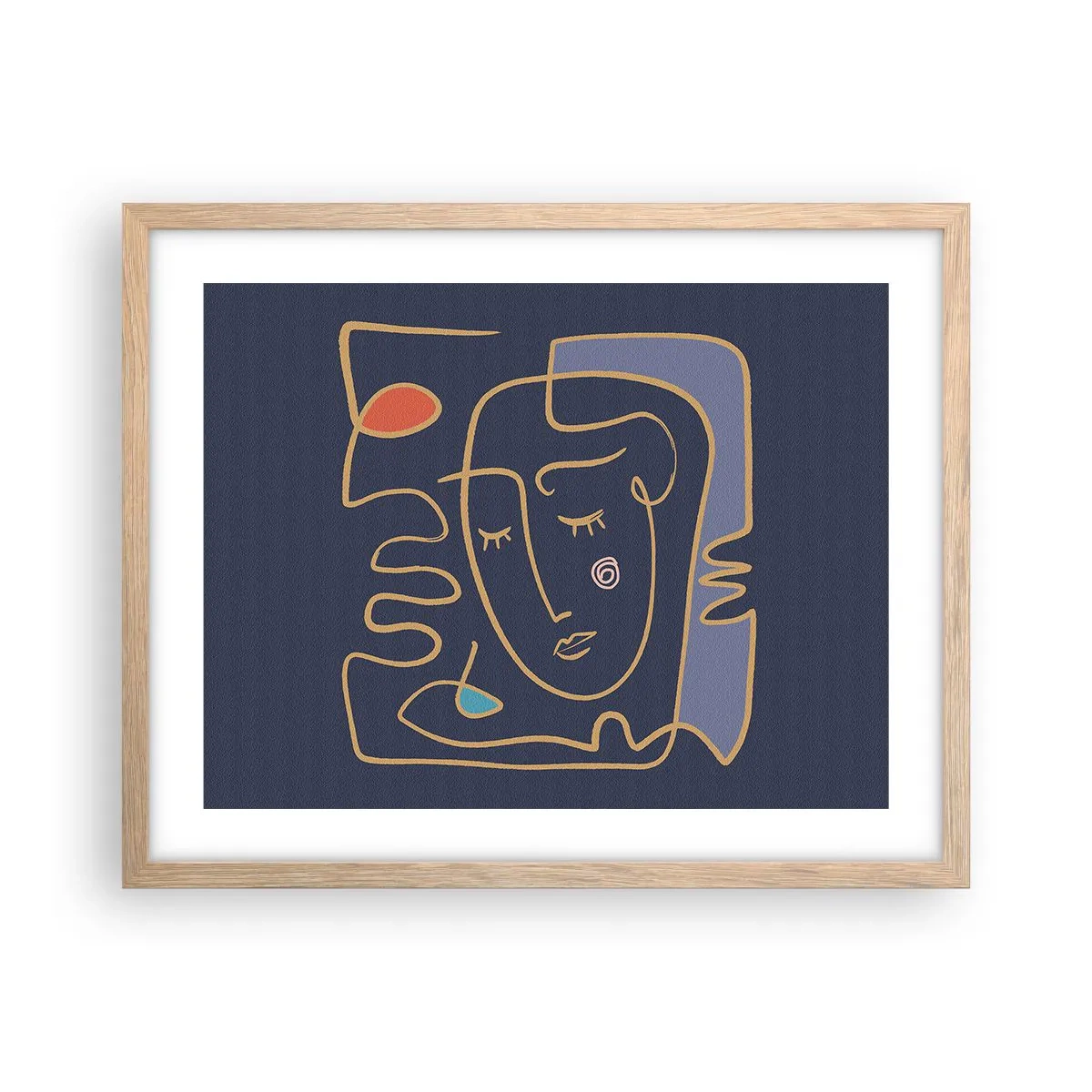 Affisch i ram av ljusek - I drömmarnas värld - 50x40 cm