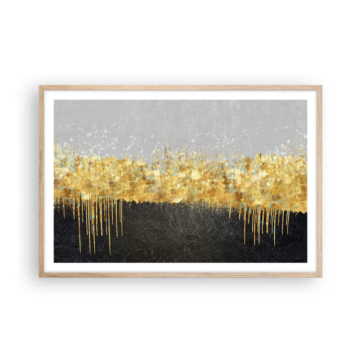 Affisch i ram av ljusek - Inåt och uppåt - 91x61 cm