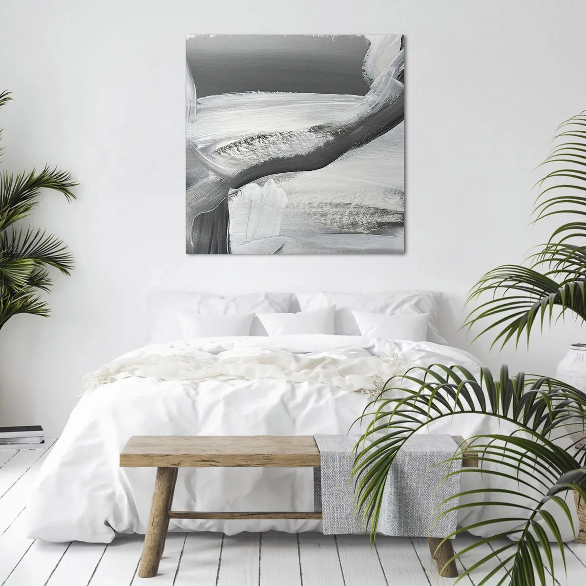 Canvastavla - Bild på duk - Med bestämd rörelse - 40x40 cm