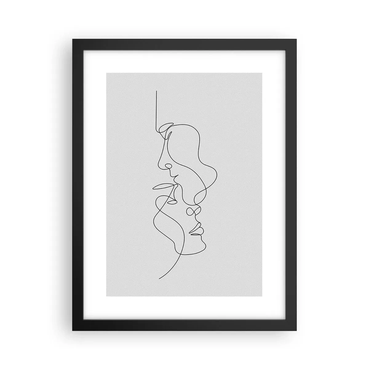Affisch i svart ram - Sentimentala lustens glöd - 30x40 cm