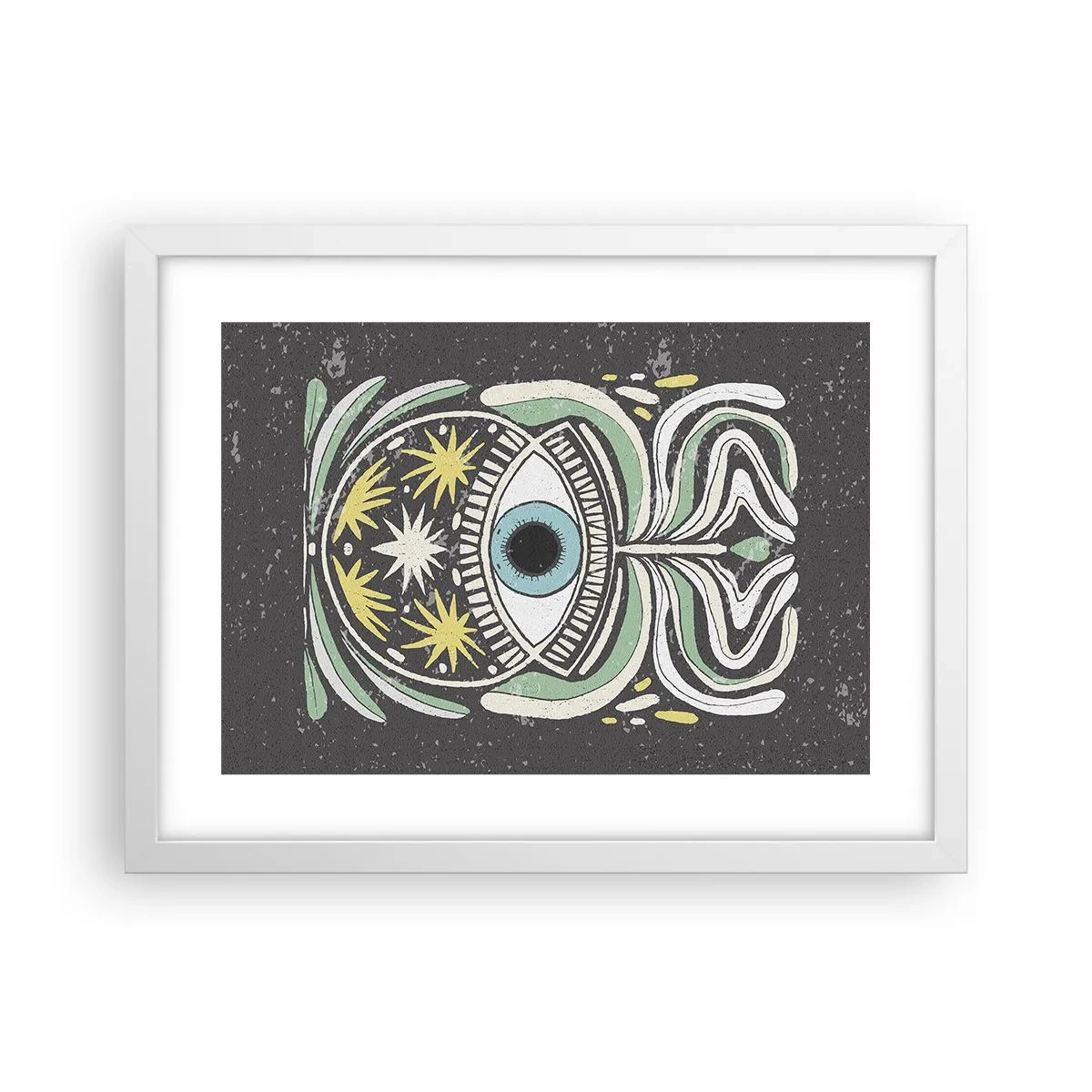 Affisch i vit ram - Stamritualer - 40x30 cm