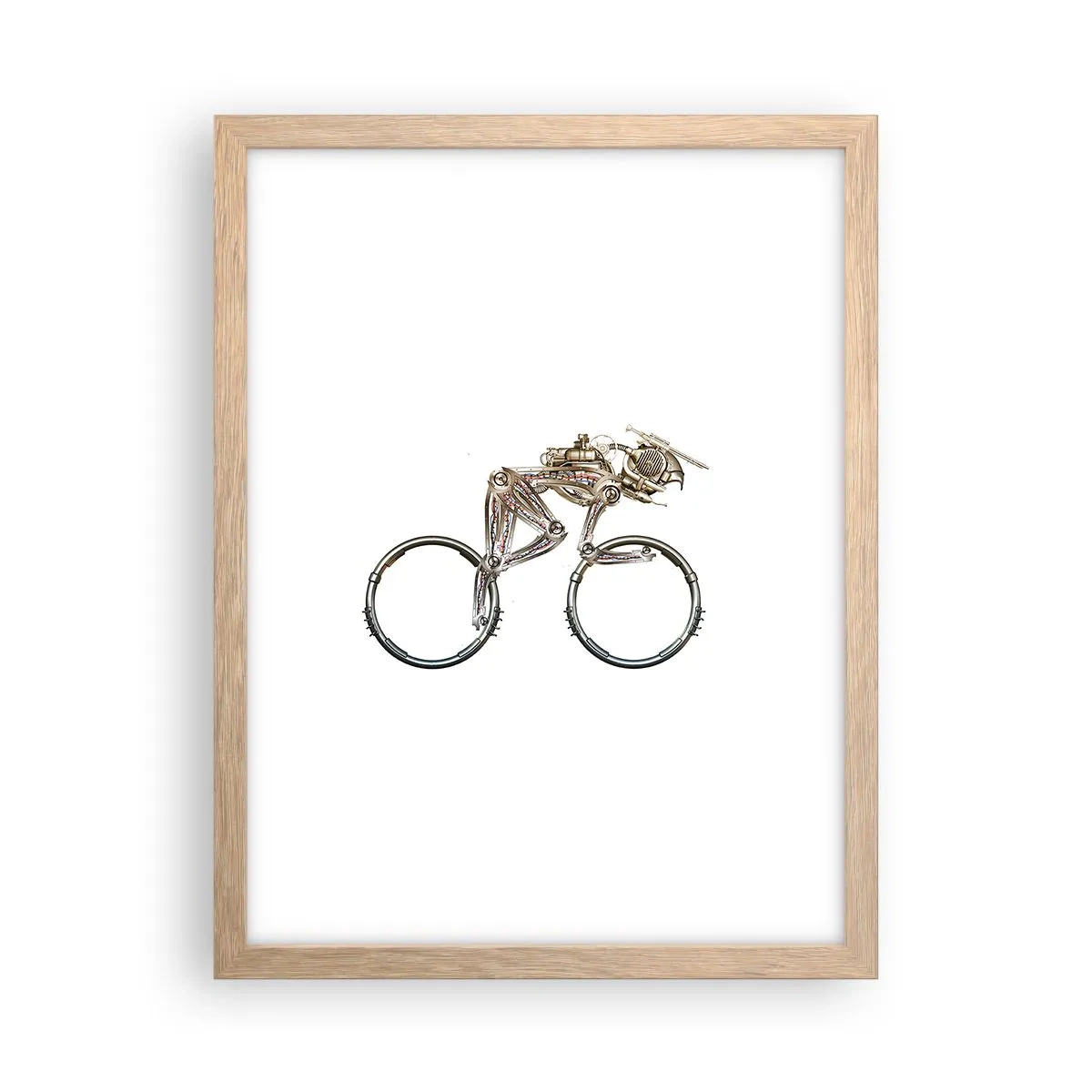 Affisch i ram av ljusek - Underbar maskin - 30x40 cm