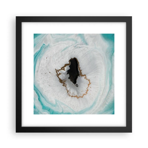 Affisch i svart ram - Att tränga in - 30x30 cm