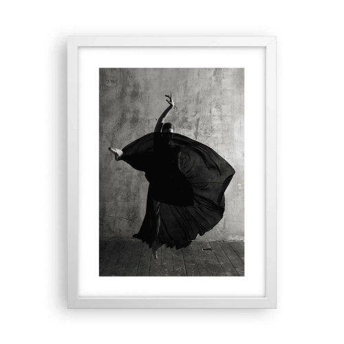 Affisch i vit ram - Full av passion - 30x40 cm