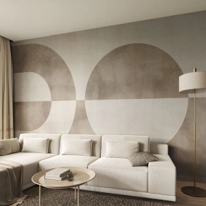 Fototapet på mått Premium Canvas - Likheter och skillnader - Minimalism, Ljus, Former