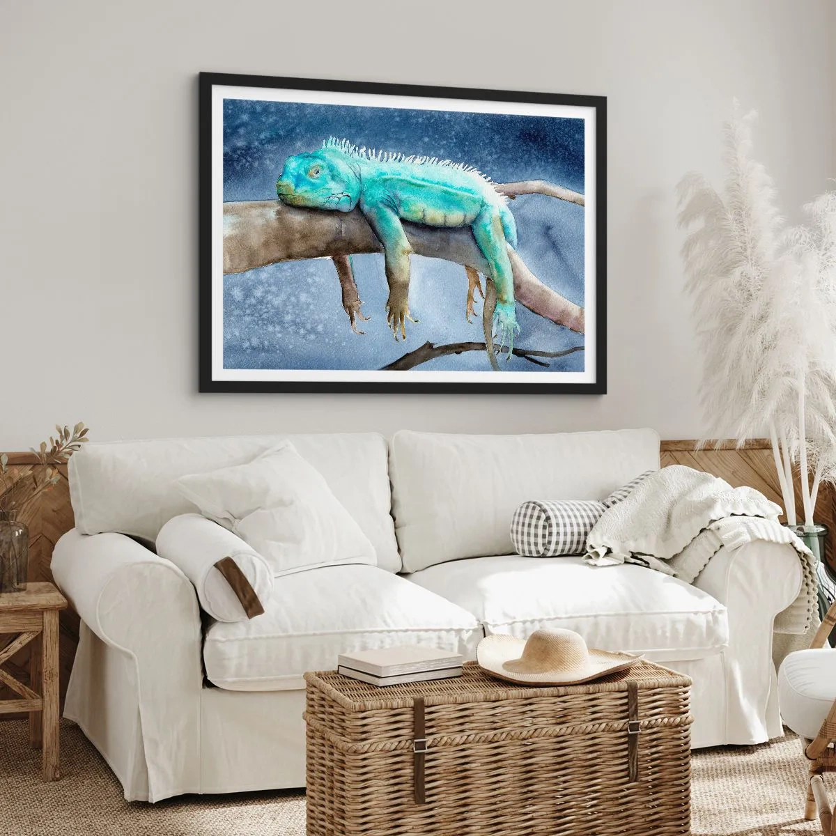 Affisch i svart ram - Det är bra! - 70x50 cm