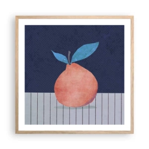 Affisch i ram av ljusek - Konvexitet och planhet - 60x60 cm