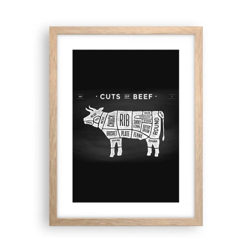 Affisch i ram av ljusek - Styckarens ABC - 30x40 cm