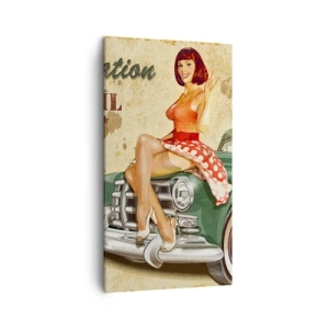 Canvastavla - Bild på duk - Underbara 40-talet - 45x80 cm