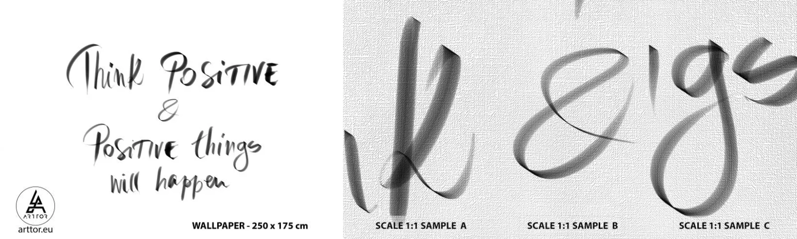 Provbit av fototapet Premium Canvas - Hur ska man leva? - Typografi, Bekräftelse, Maxim - 100x30 cm