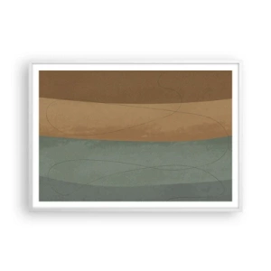 Affisch i vit ram - Horisontell komposition - 100x70 cm