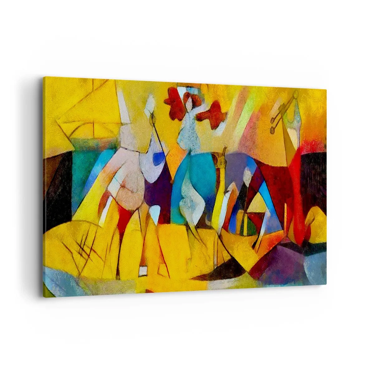 Canvastavla - Bild på duk - Sol - liv -glädje - 120x80 cm
